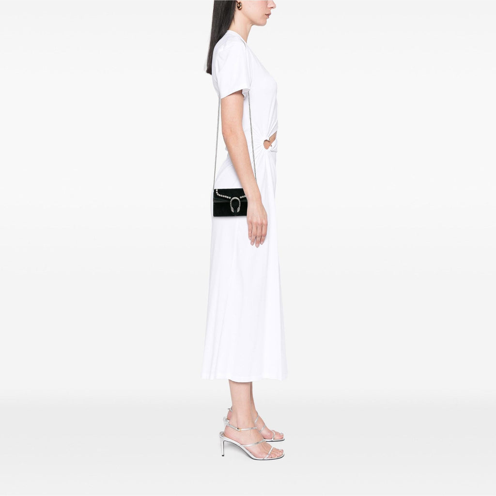 Gucci Mini Crystal Embellished Velvet Dionysus Crossbody