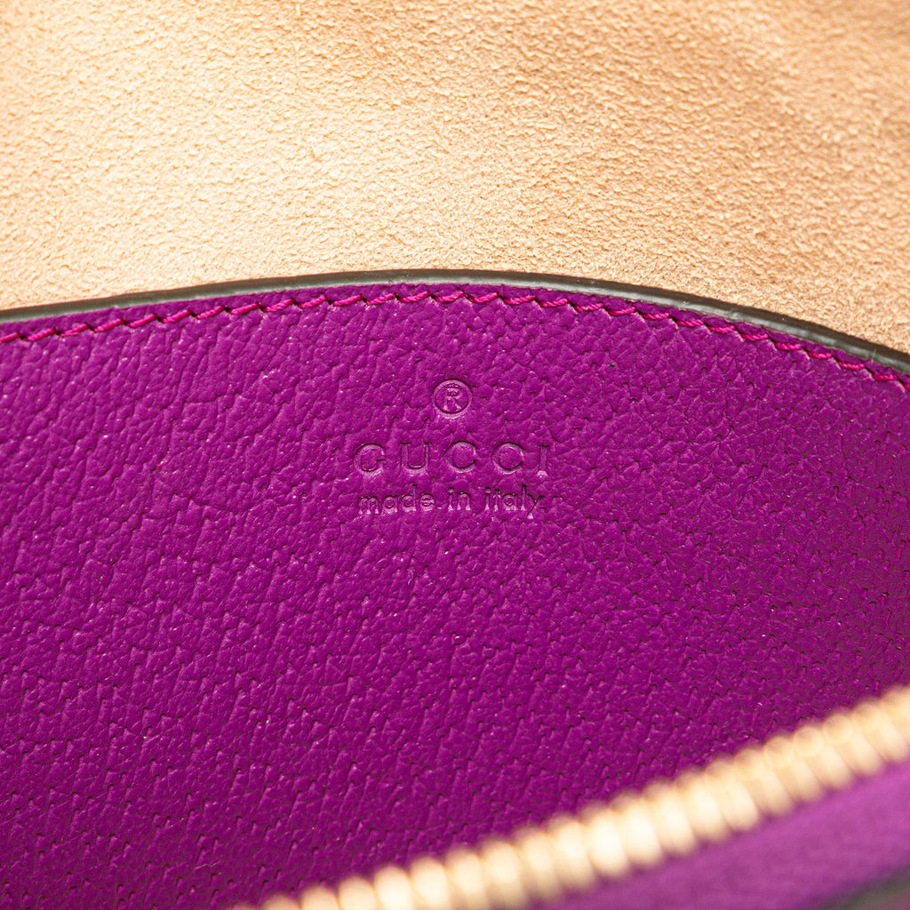 Gucci Mini Dollar Calfskin Bamboo Diana Dome Satchel