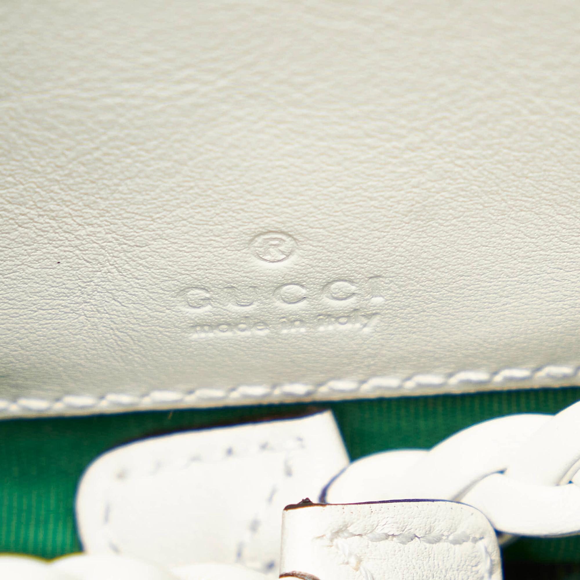 Gucci Mini Flora Trapuntata Canvas Crossbody Bag (SHG-30236)