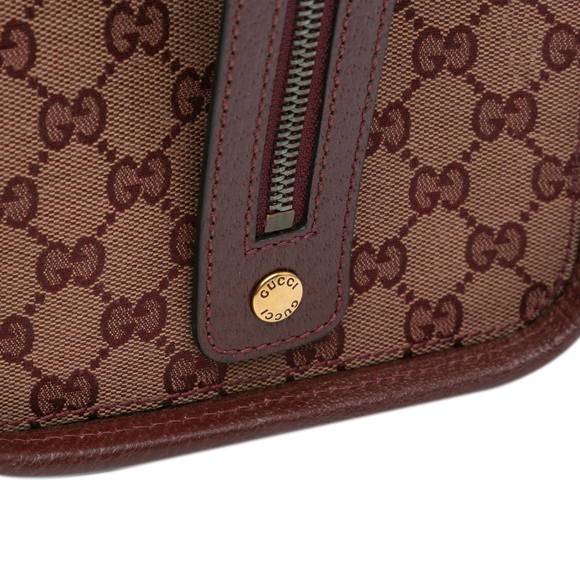 Gucci Mini GG Canvas Ophidia Web Duffle Bag (SHG-W4bcwX)
