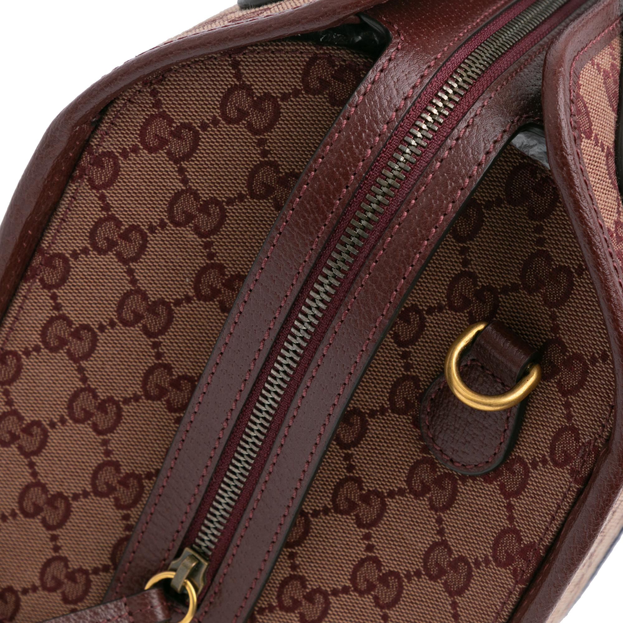 Gucci Mini GG Canvas Ophidia Web Duffle Bag (SHG-W4bcwX)