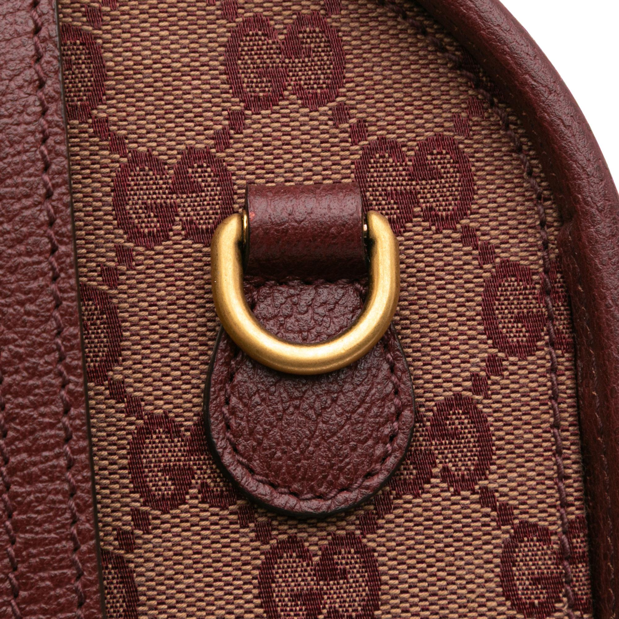 Gucci Mini GG Canvas Ophidia Web Duffle Bag