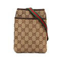 Gucci Mini GG Canvas Web Crossbody Bag (SHG-1cLFGf)