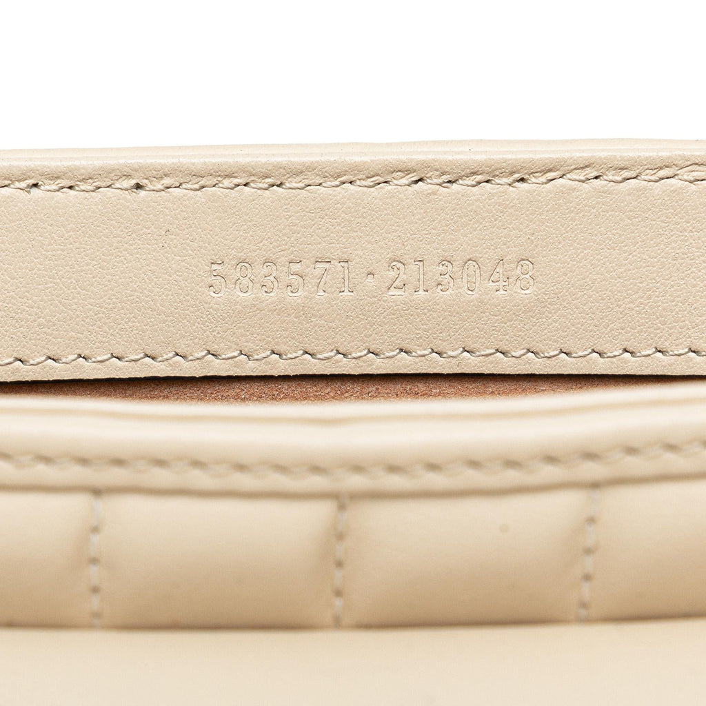 Gucci Mini GG Marmont Aria Matelasse Top Handle Bag (SHG-qPhLbm)