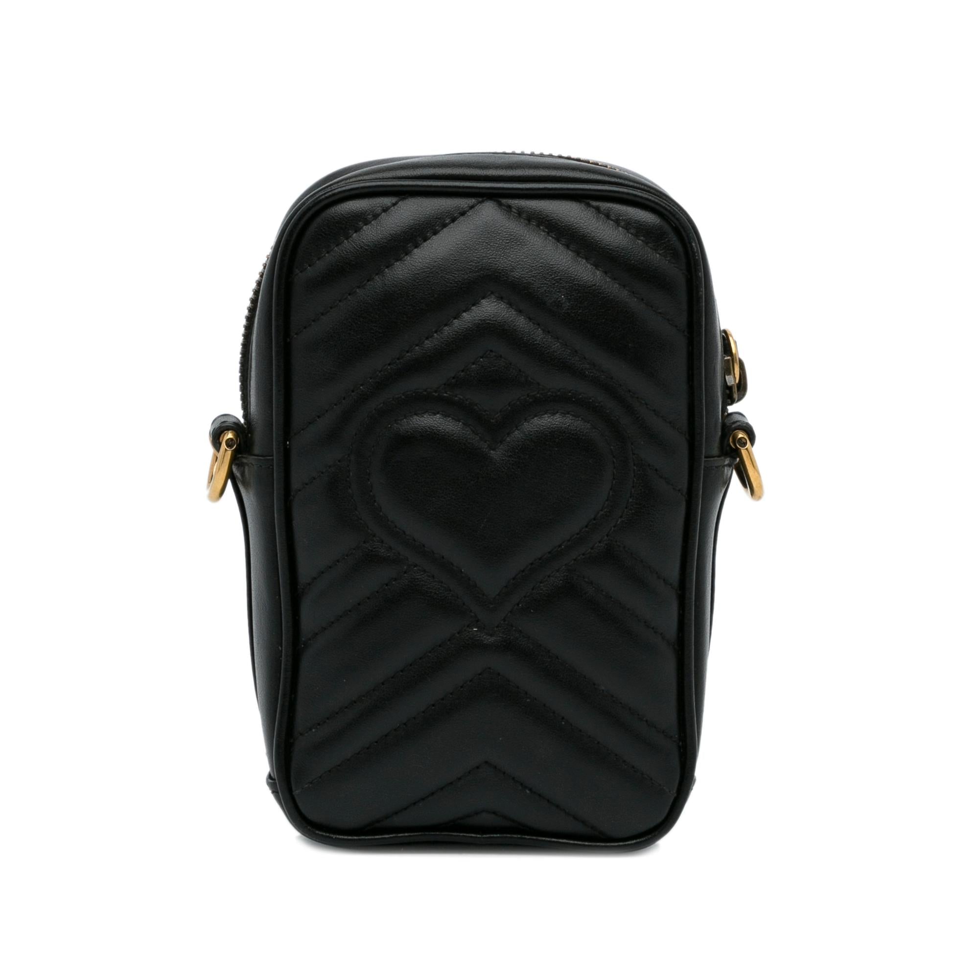 Gucci Mini GG Marmont Crossbody Bag (SHG-lsXYA5)