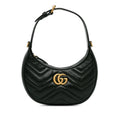 Gucci Mini GG Marmont Half Moon Bag (SHG-ramOzt)