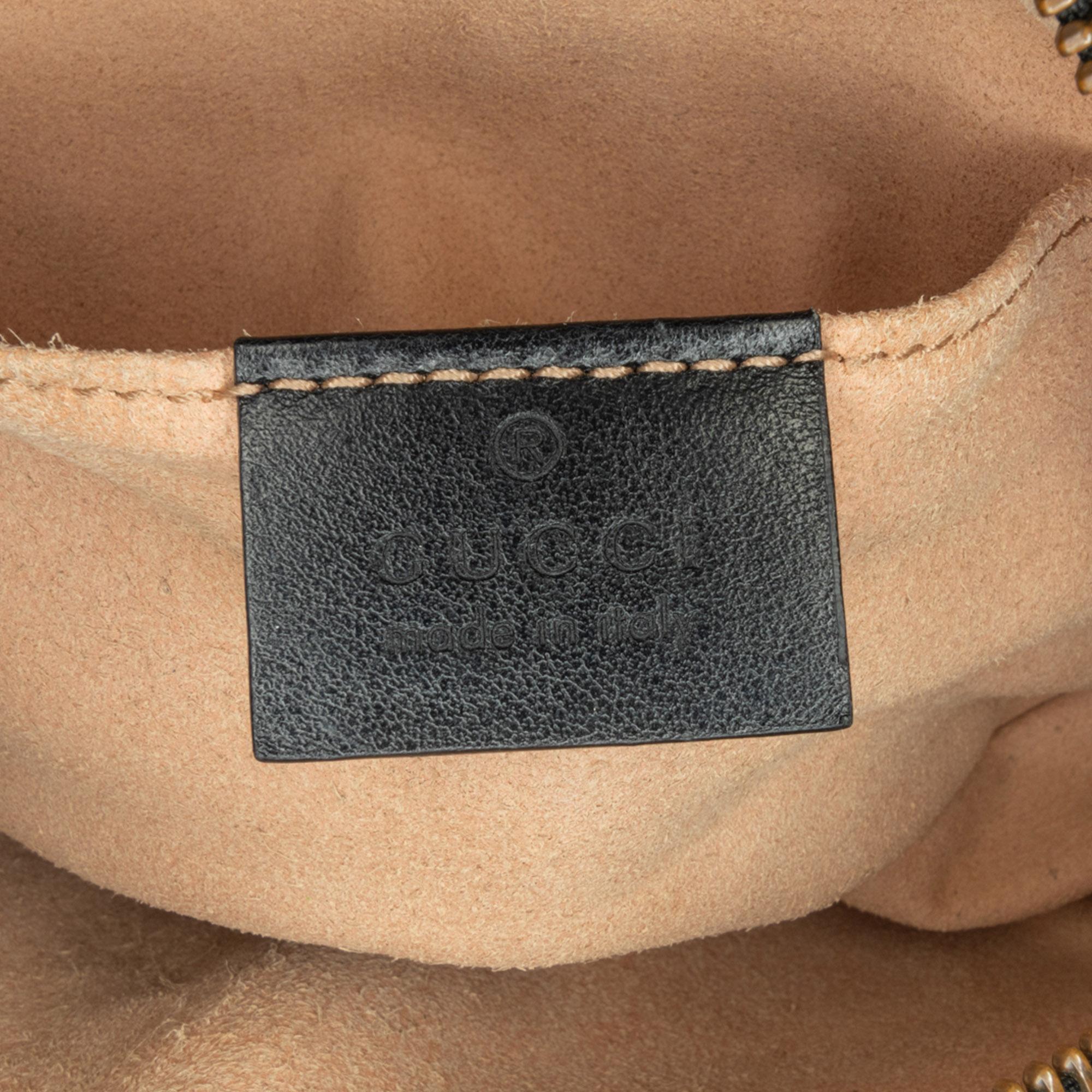 Gucci Mini GG Marmont Matelasse Crossbody Bag (SHG-McXg6G)