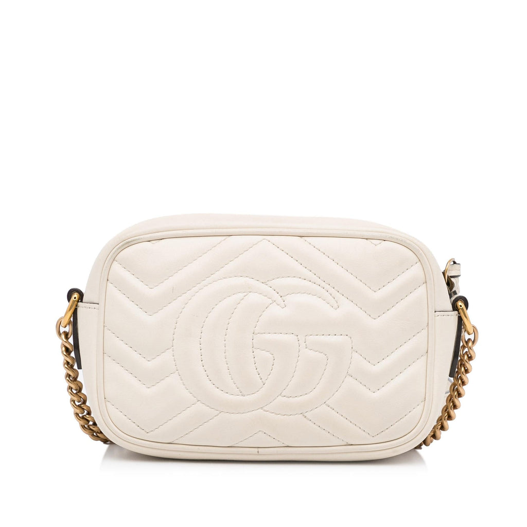Gucci Mini GG Marmont Matelasse Crossbody (SHG-hPqMcj)