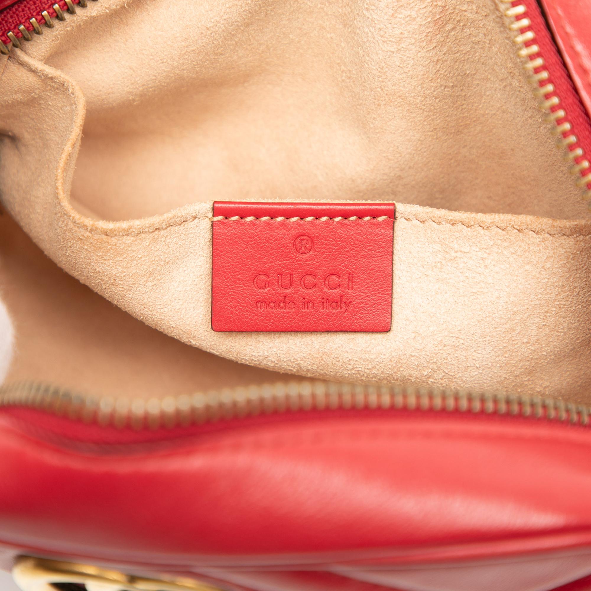 Gucci Mini GG Marmont Matelasse Leather Crossbody
