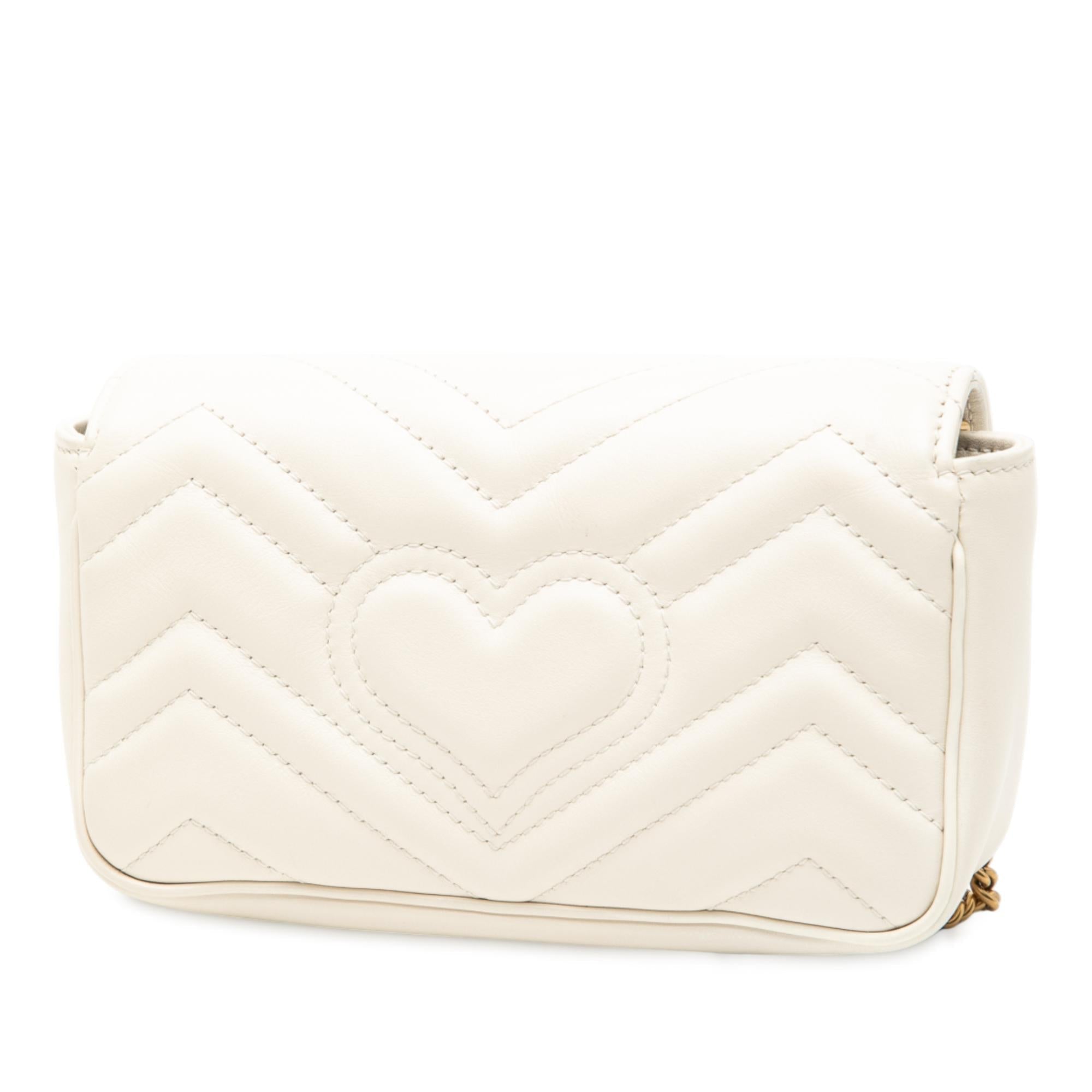 Gucci Mini GG Marmont Matelasse Leather Flap Crossbody