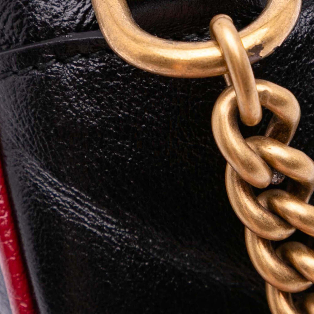 Gucci Mini GG Marmont Matelasse Leather Torchon Round Crossbody