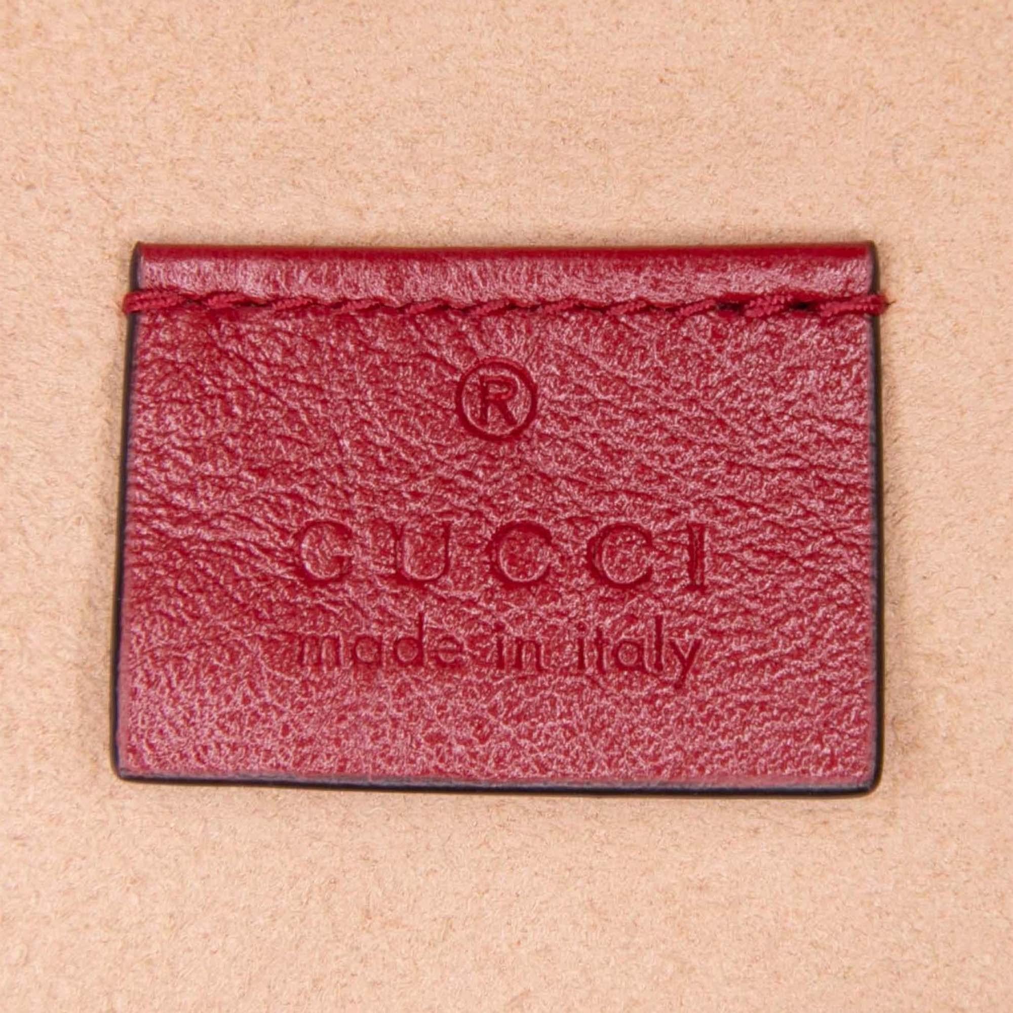 Gucci Mini GG Marmont Matelasse Leather Torchon Round Crossbody
