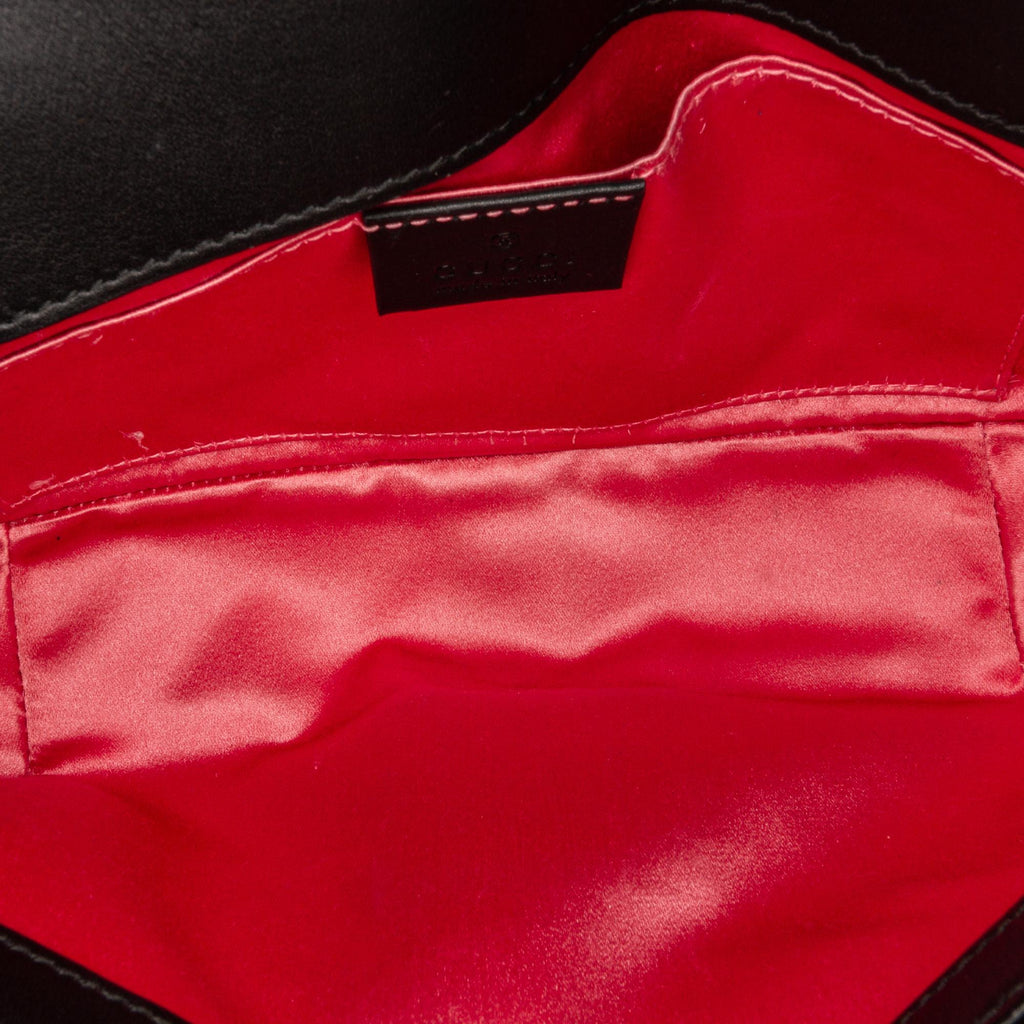 Gucci Mini Gucci Marmont Matelasse Velvet Crossbody Bag (SHG-32618)