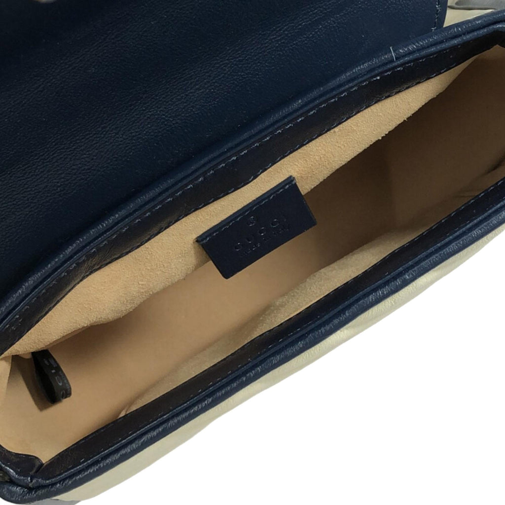 Gucci Mini GG Marmont Top Handle Bag (SHG-iCLrcQ)