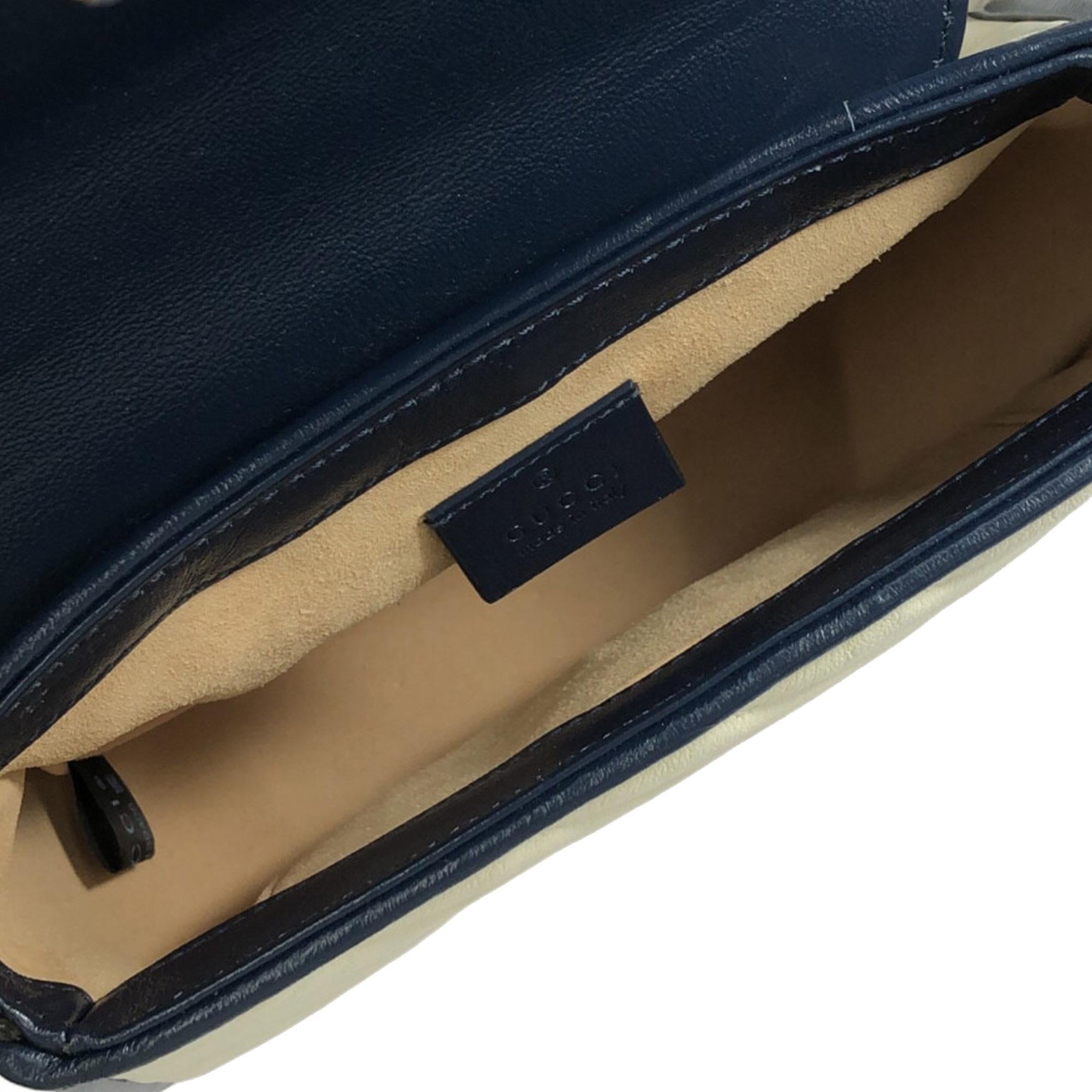 Gucci Mini GG Marmont Top Handle Bag (SHG-iCLrcQ)