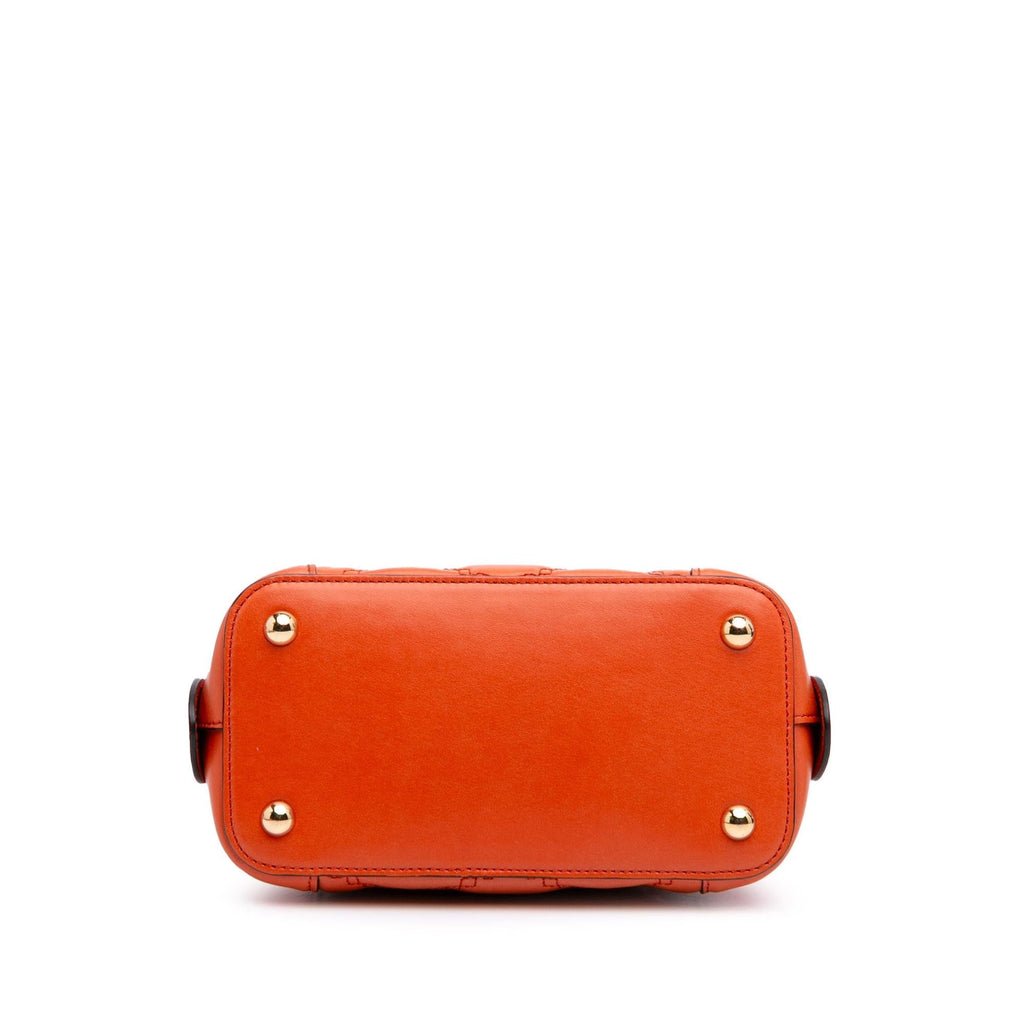 Gucci Mini GG Matelasse Calfskin Top Handle Bag