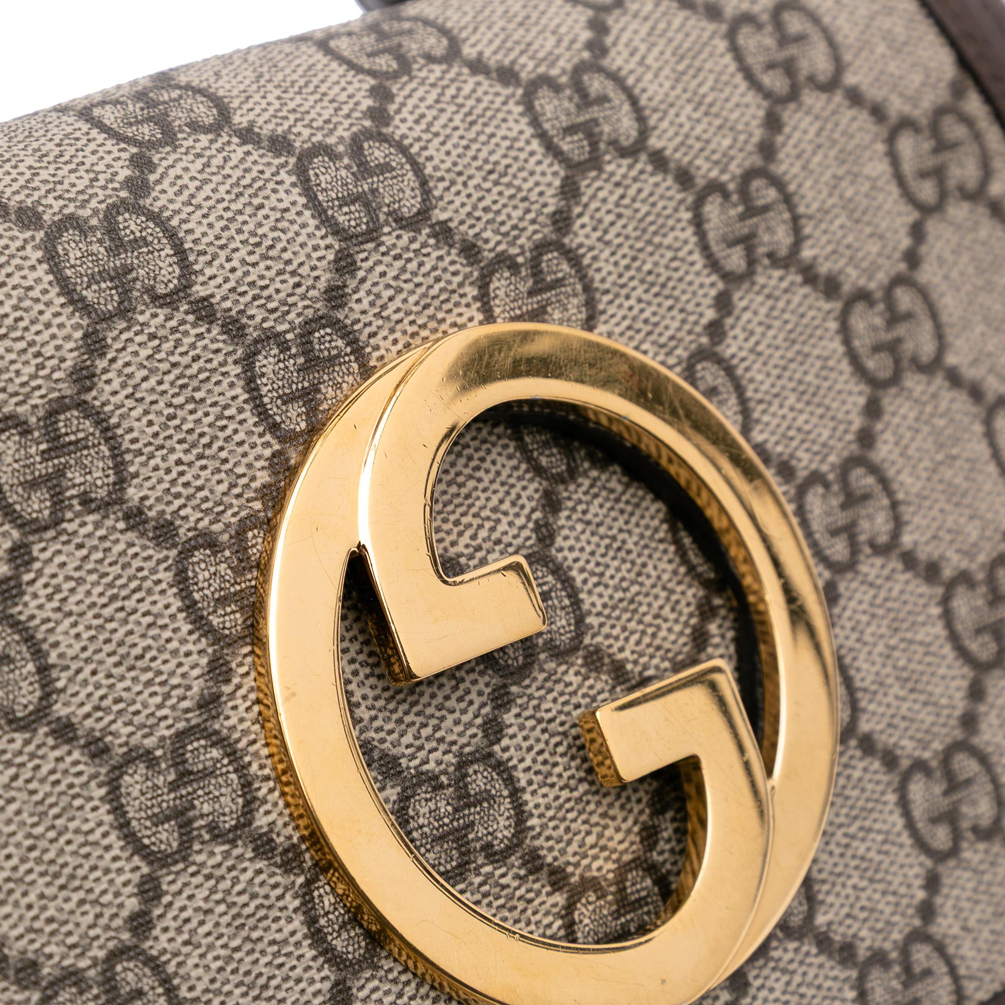 Gucci Mini GG Supreme Blondie Satchel