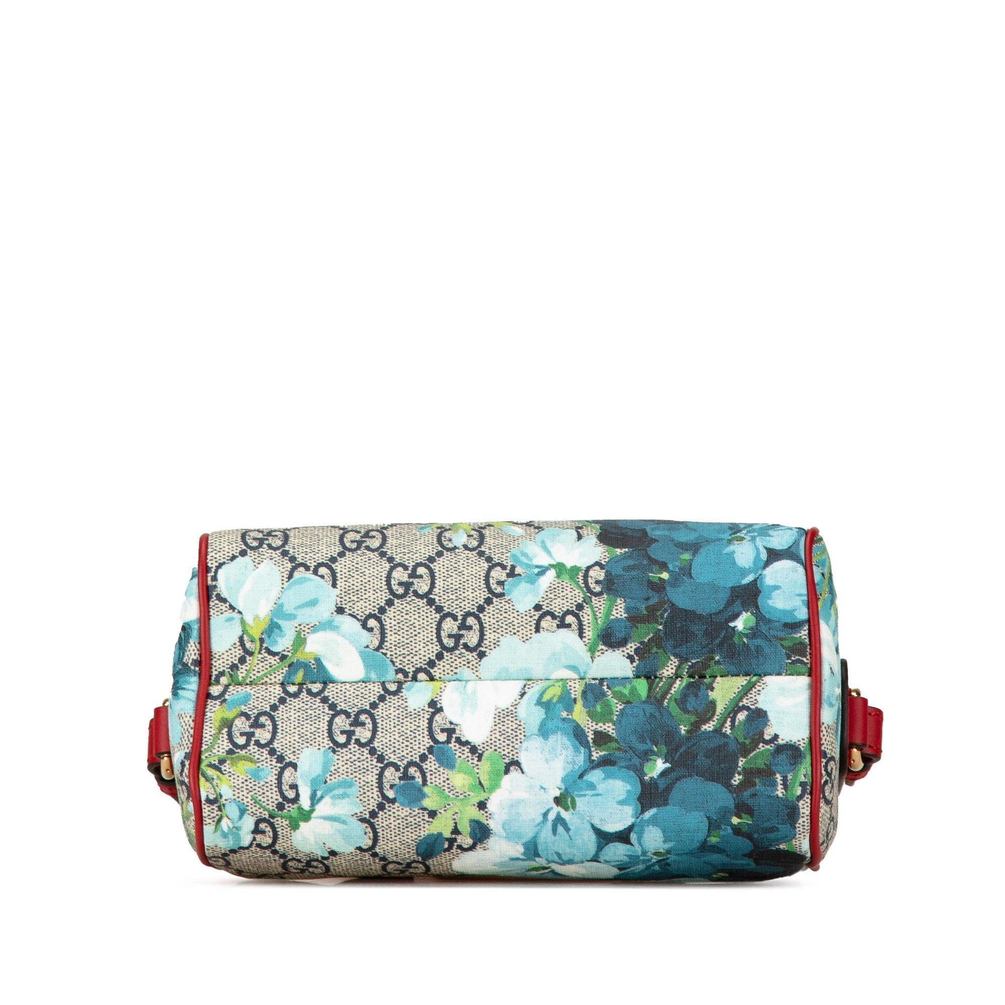 Gucci Mini GG Supreme Blooms Boston (SHG-HVA2nl)