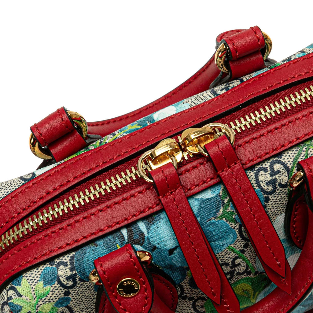 Gucci Mini GG Supreme Blooms Boston (SHG-HVA2nl)