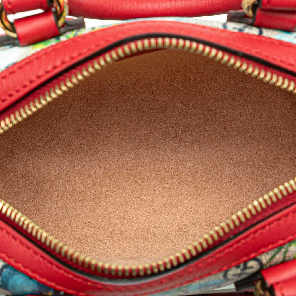 Gucci Mini GG Supreme Blooms Boston (SHG-HVA2nl)