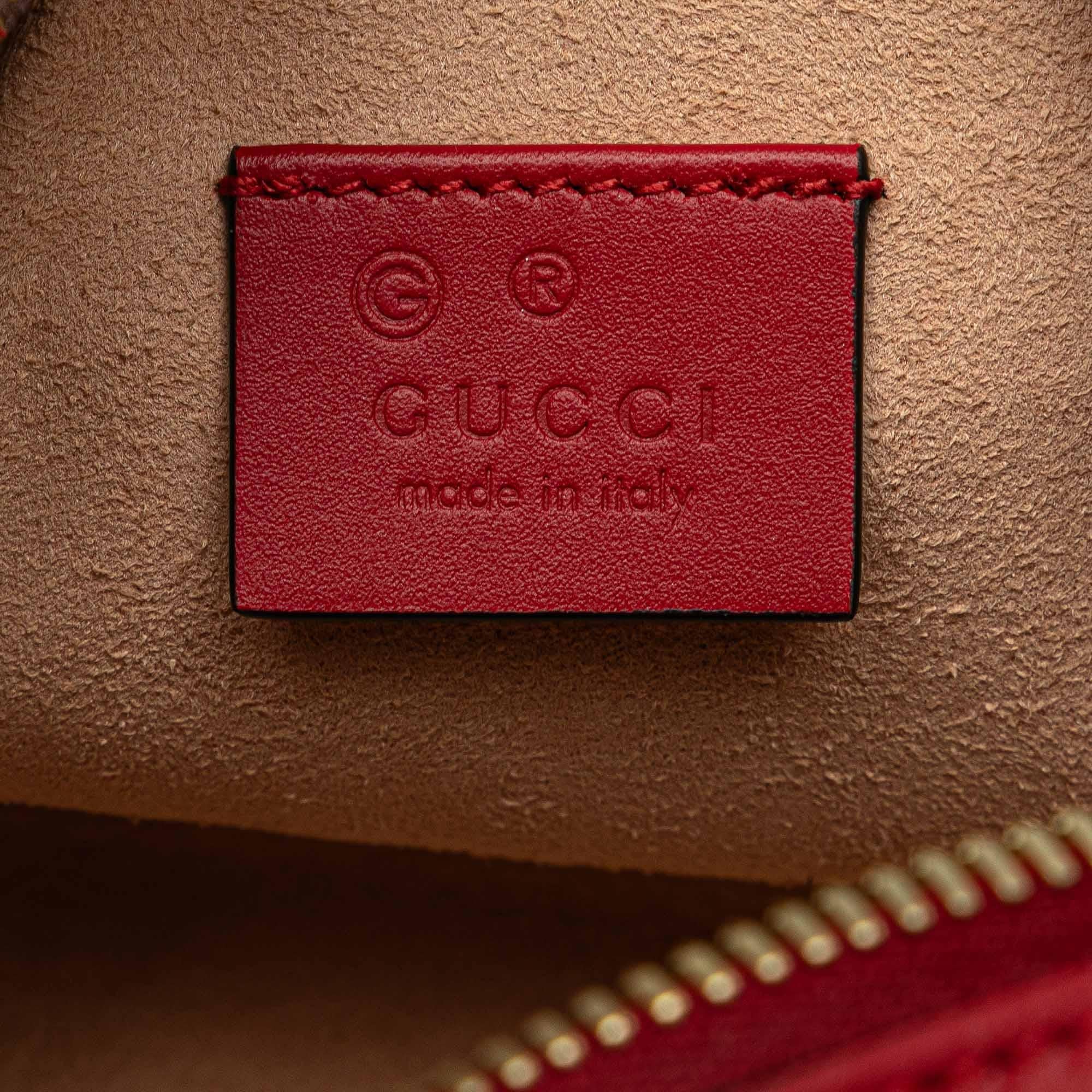 Gucci Mini GG Supreme Blooms Boston (SHG-HVA2nl)