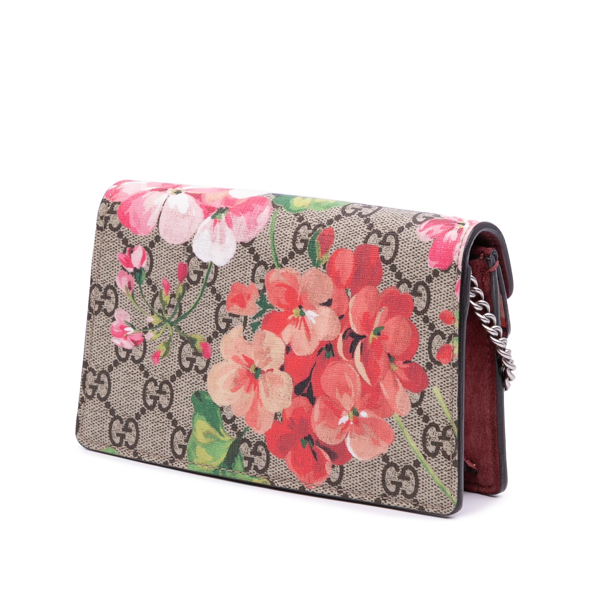 Gucci Mini GG Supreme Blooms Dionysus Crossbody