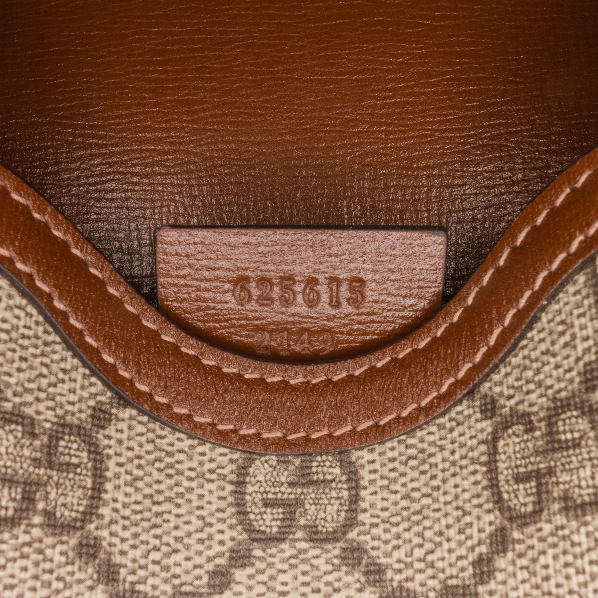 Gucci Mini GG Supreme Horsebit 1955 Crossbody Bag (SHG-fmvzee)