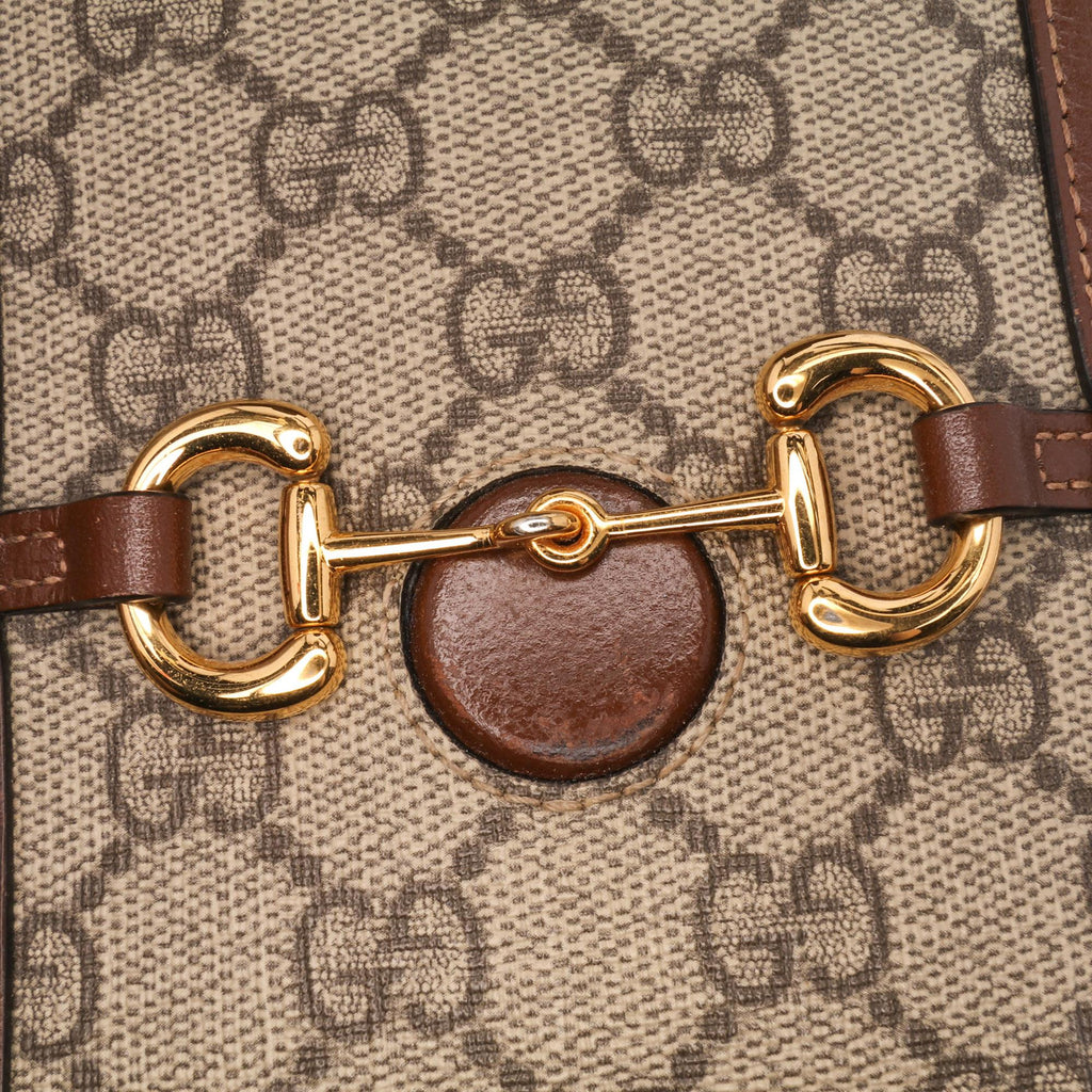 Gucci Mini GG Supreme Horsebit 1955 Crossbody