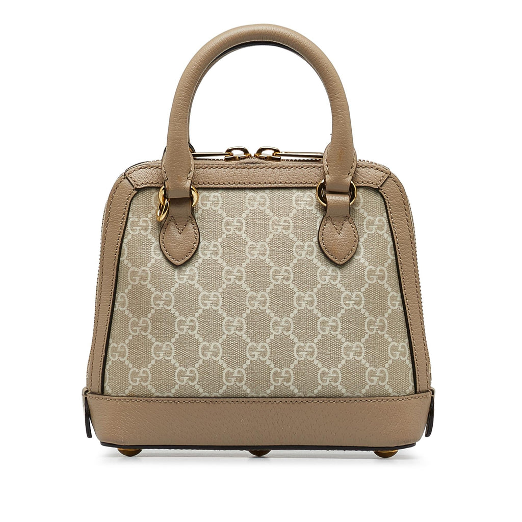 Gucci Mini GG Supreme Horsebit 1955 Satchel (SHG-zUVIp0)