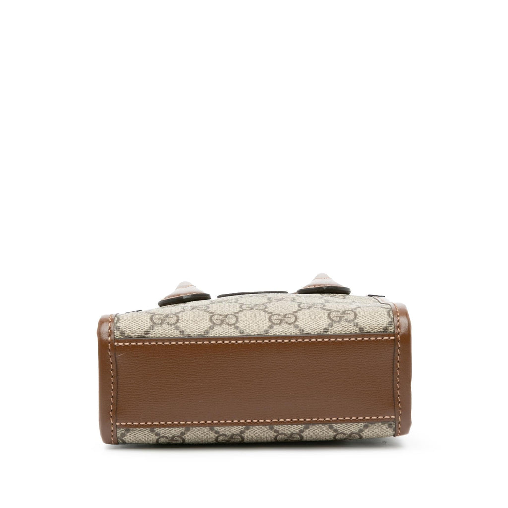 Gucci Mini GG Supreme Interlocking G Satchel