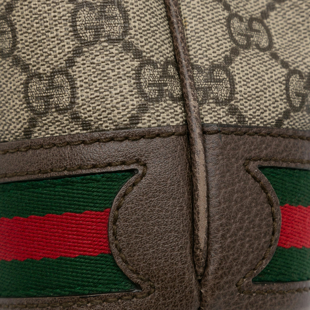 Gucci Mini GG Supreme Ophidia Bucket Bag (SHG-zGiwyY)