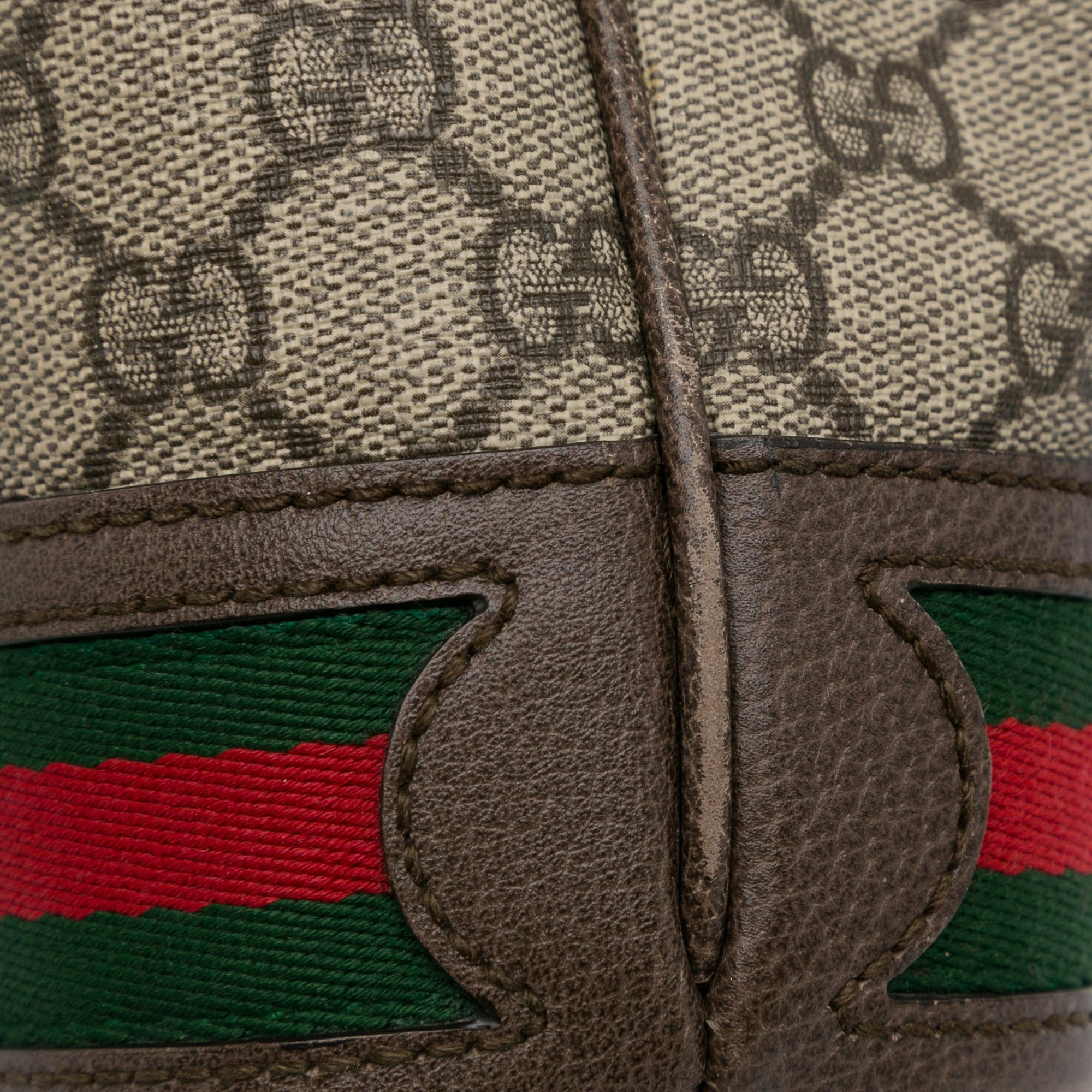 Gucci Mini GG Supreme Ophidia Bucket Bag (SHG-zGiwyY)