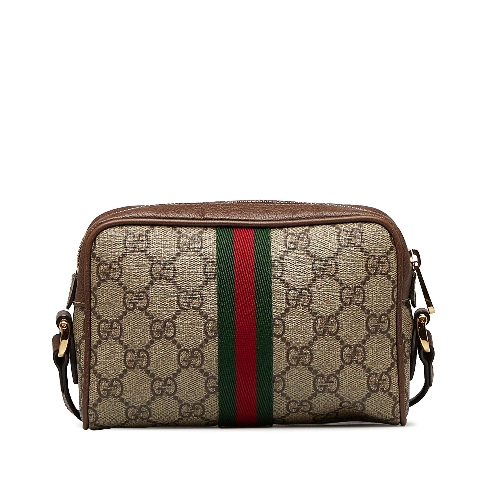 Gucci Mini GG Supreme Ophidia Crossbody Bag (SHG-1GcAmr)