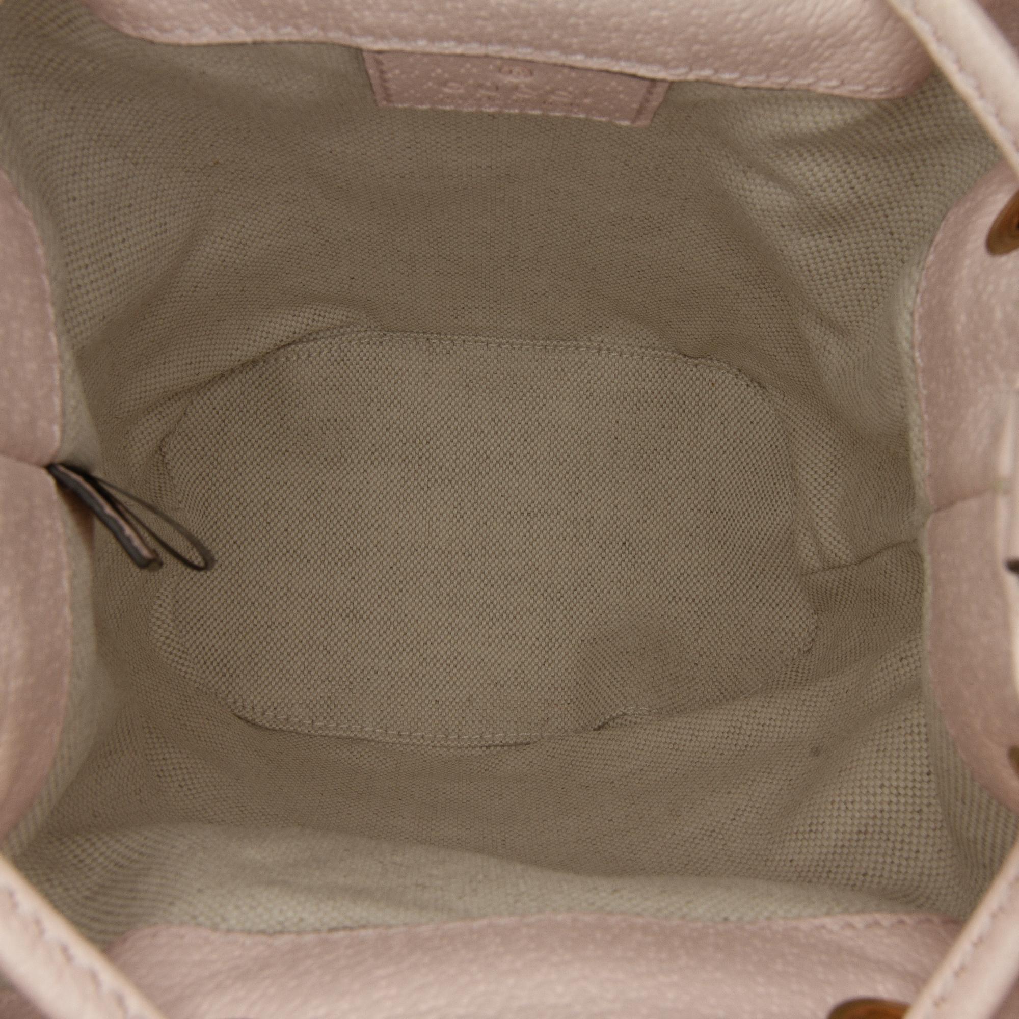 Gucci Mini Jumbo GG Canvas Ophidia Bucket Bag (SHG-7iNxcN)