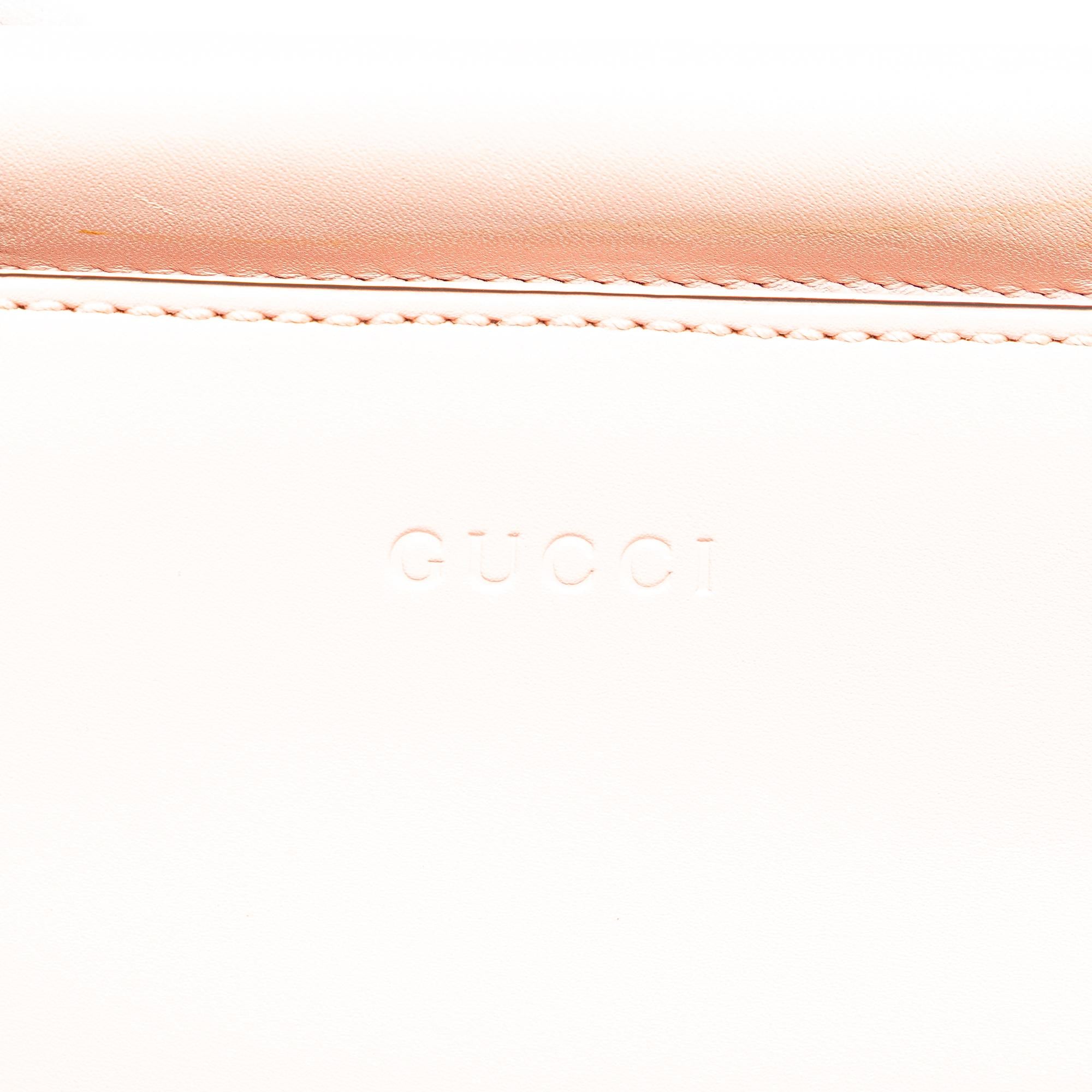 Gucci Mini Leather Bamboo Nymphaea