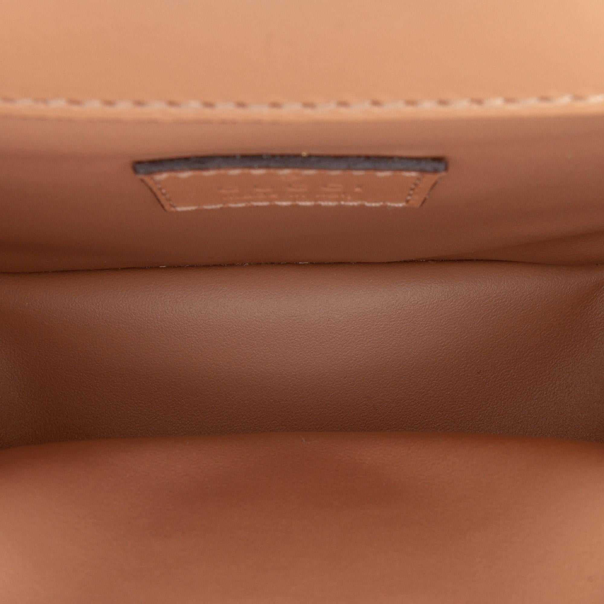 Gucci Mini Leather Deco Chain Shoulder Bag