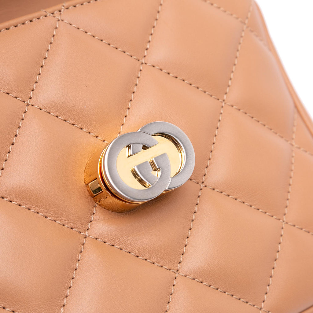 Gucci Mini Leather Deco Chain Shoulder Bag