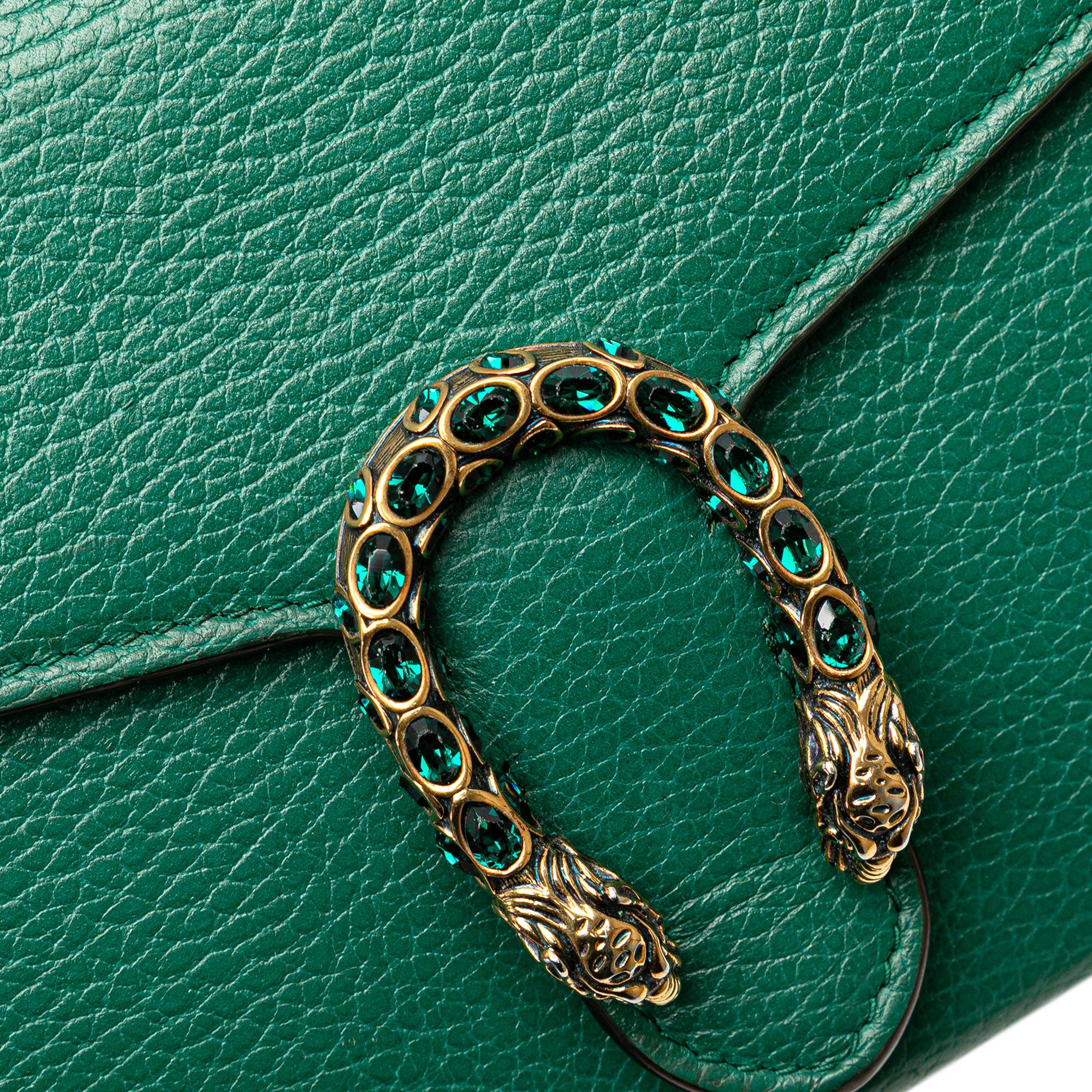 Gucci Mini Leather Dionysus Wallet on Chain