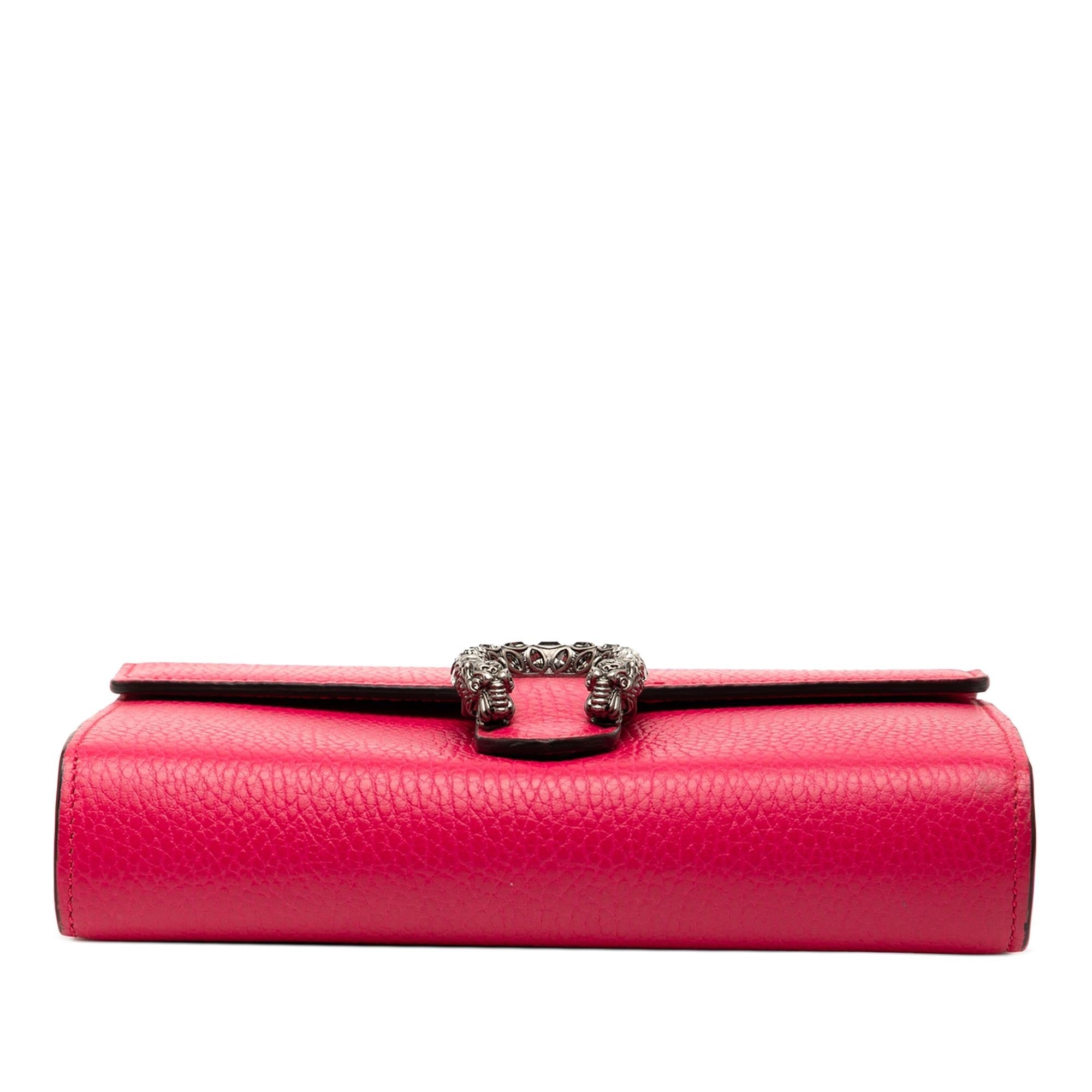 Gucci Mini Leather Dionysus Wallet on Chain