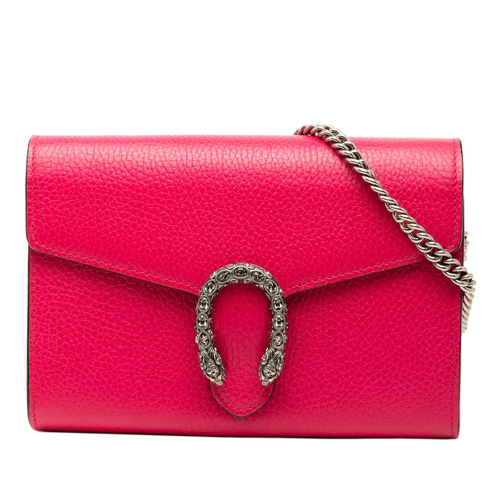 Gucci Mini Leather Dionysus Wallet on Chain