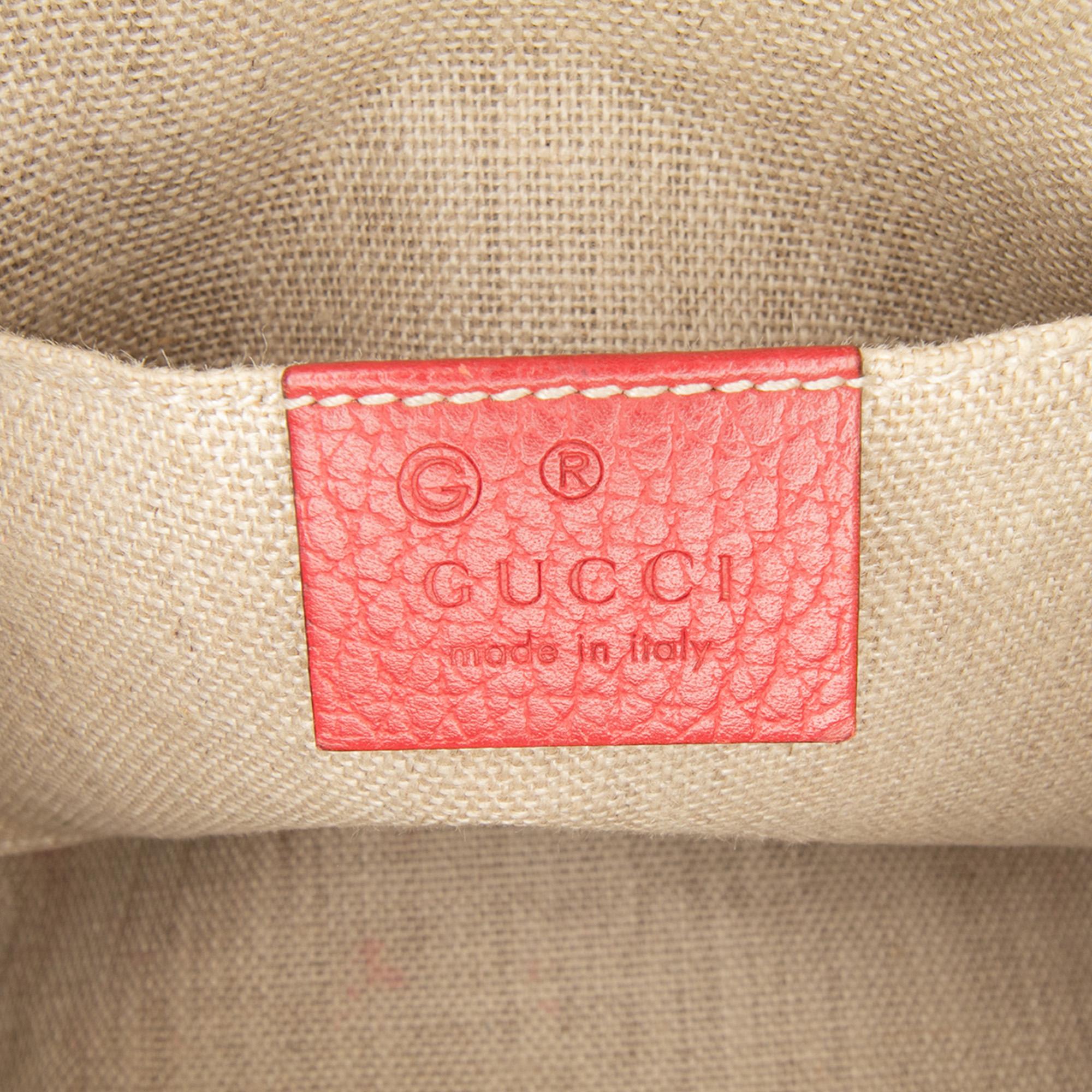 Gucci Mini Leather GG Charm Dome Satchel
