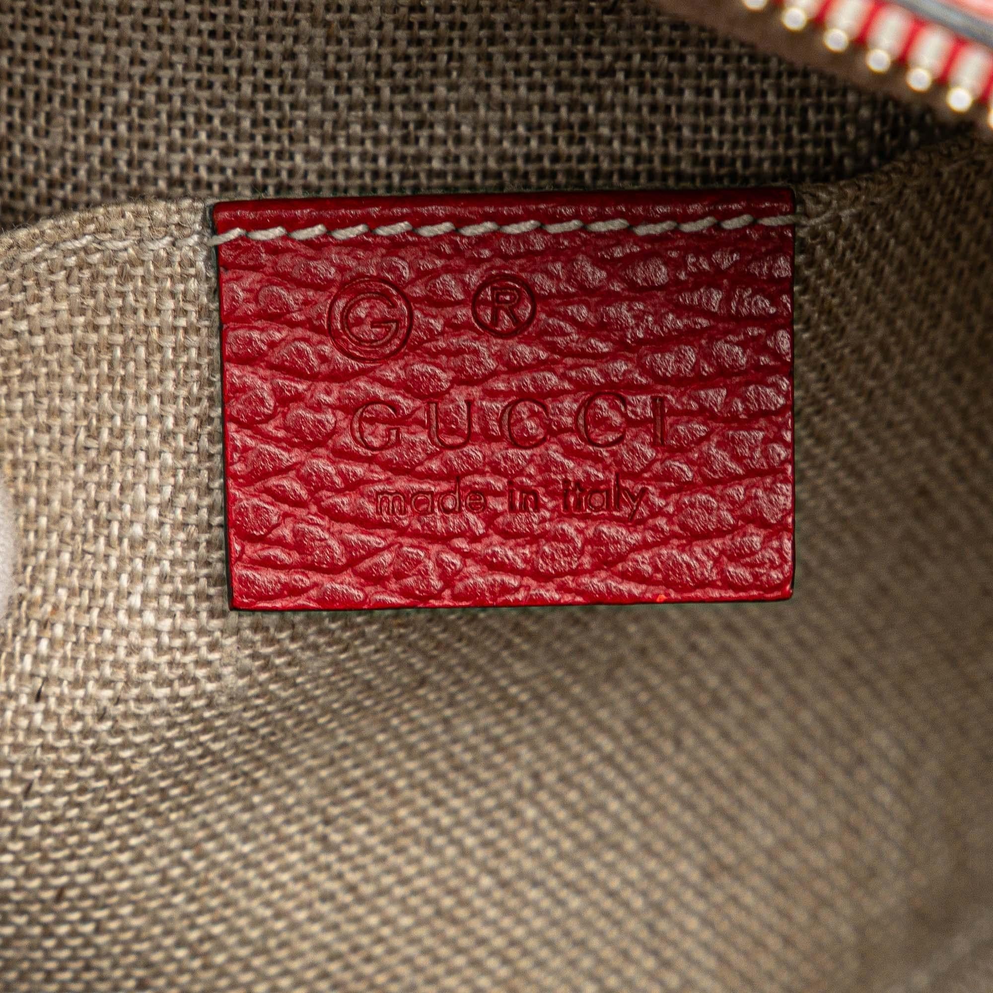 Gucci Mini Leather GG Charm Dome Satchel