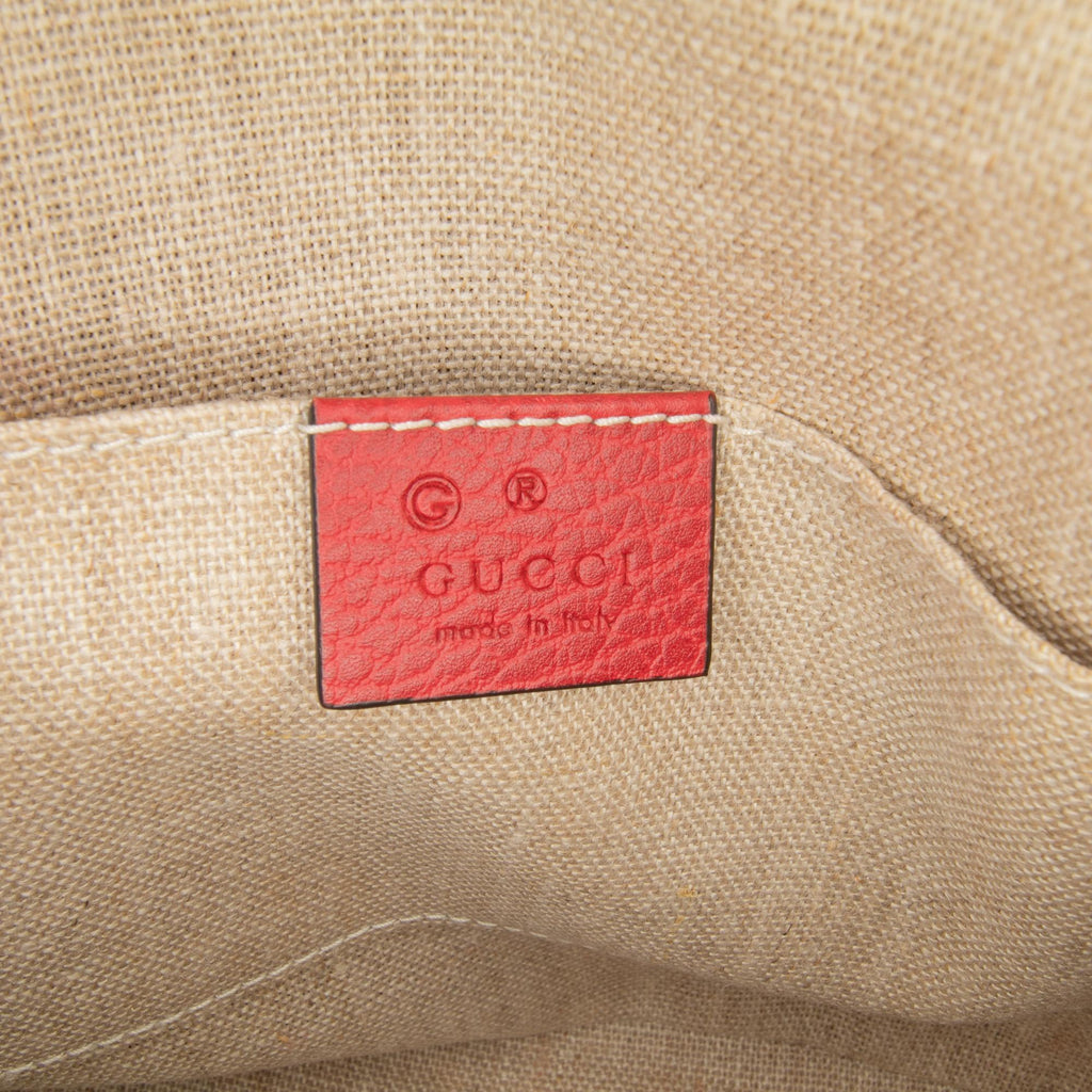 Gucci Mini Leather GG Charm Dome Satchel