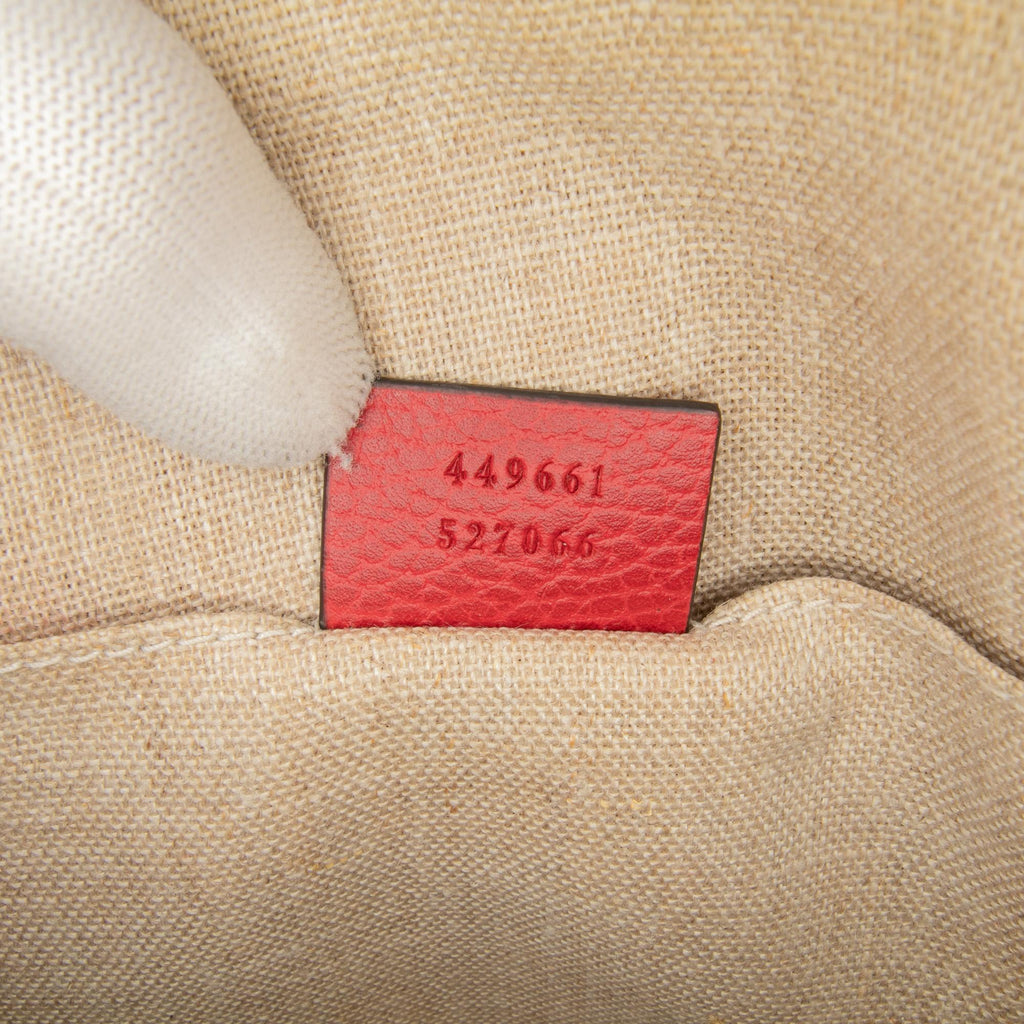 Gucci Mini Leather GG Charm Dome Satchel