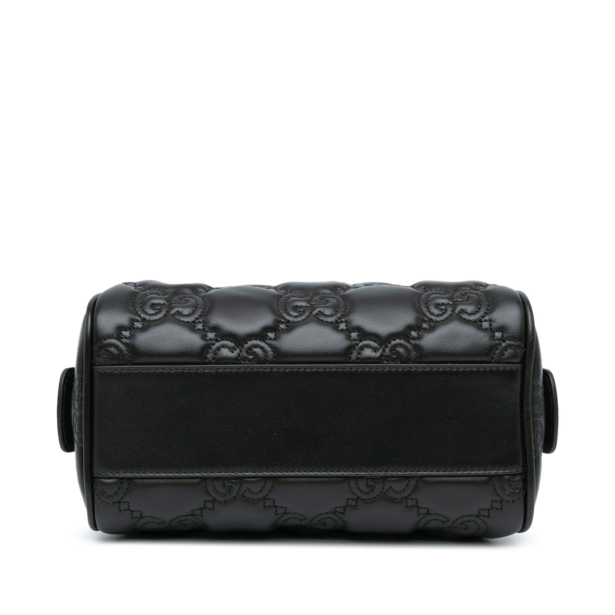 Gucci Mini Leather GG Matelasse Marmont Satchel (SHG-VvAtty)