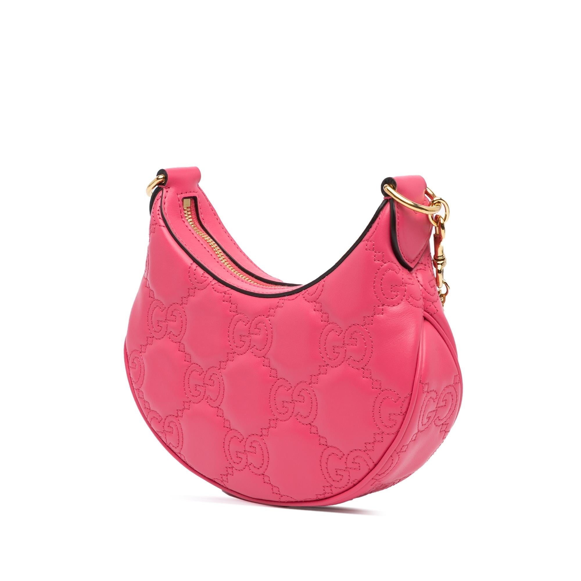 Gucci Mini Leather GG Matelasse Marmont Satchel (SHG-uFu1oN)