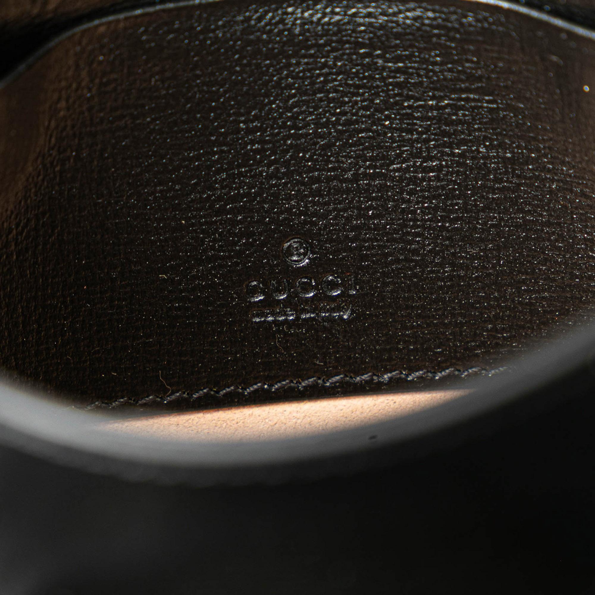 Gucci Mini Leather Horsebit 1955 Web Satchel