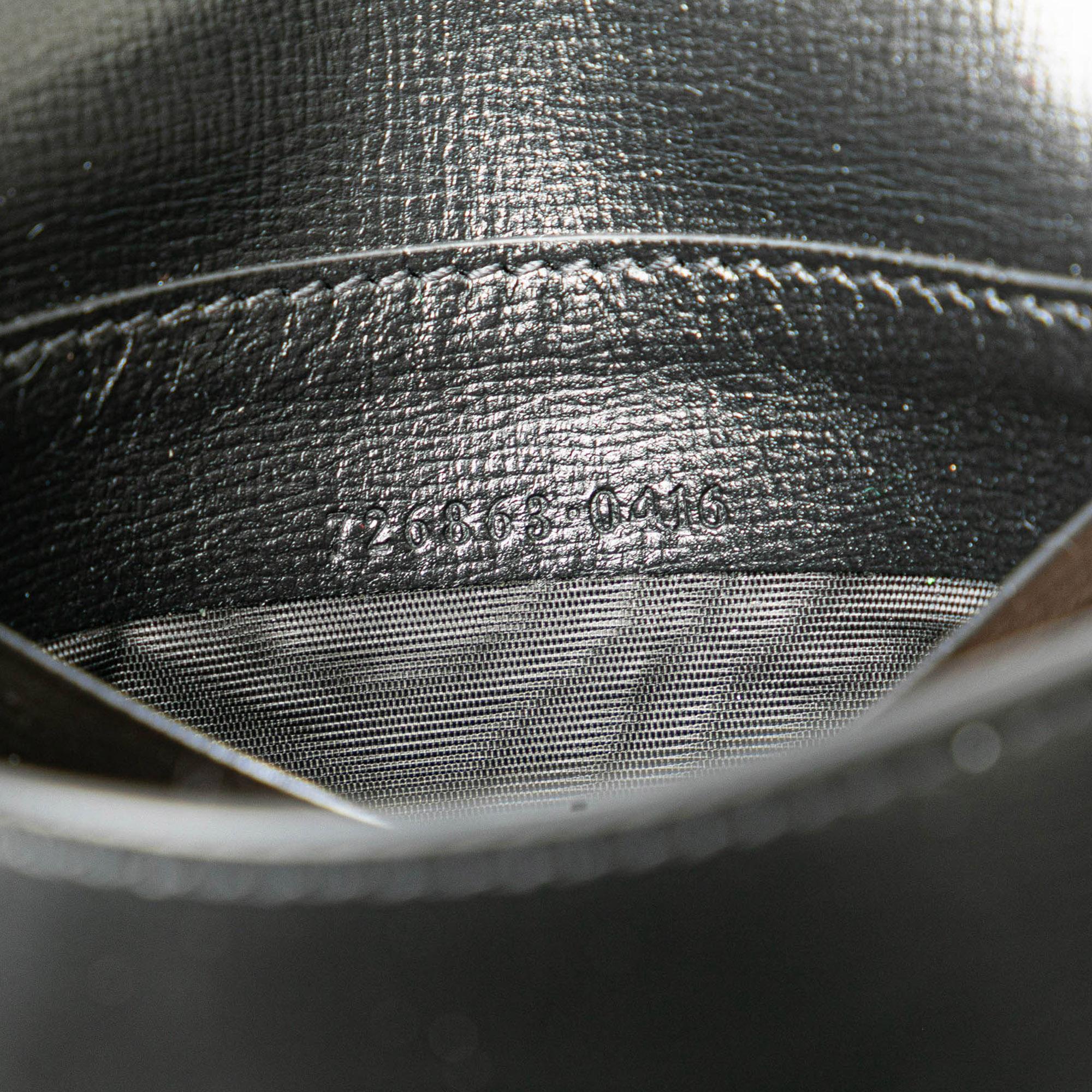 Gucci Mini Leather Horsebit 1955 Web Satchel