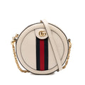 Gucci Mini Leather Ophidia Round Crossbody