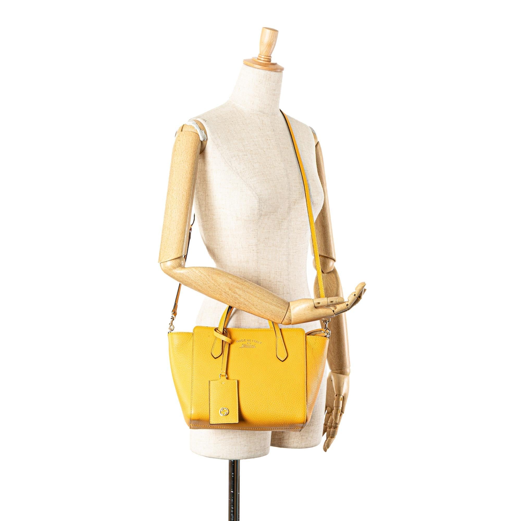 Gucci Mini Leather Swing Satchel